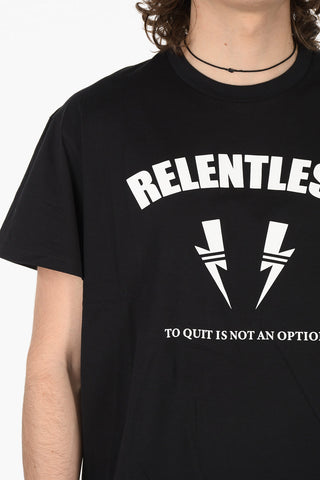T-Shirt Girocollo RELENTLESS in Cotone