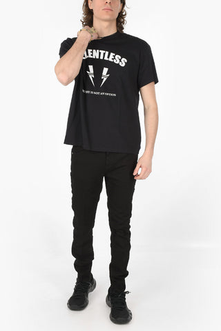 T-Shirt Girocollo RELENTLESS in Cotone