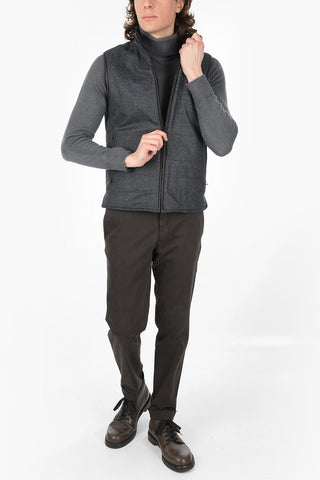 ID Reversible Houndsthooth IDENTITY Vest Jacket