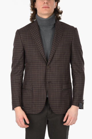Gingham ACADEMY SOFT Blazer with Patch Pockets