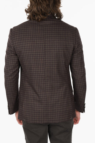 Gingham ACADEMY SOFT Blazer with Patch Pockets