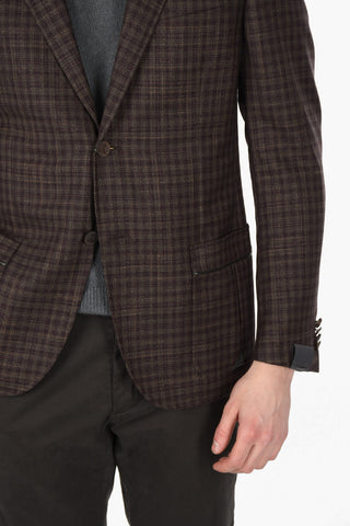 Gingham ACADEMY SOFT Blazer with Patch Pockets