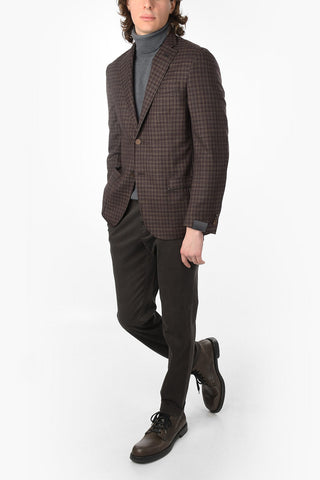 Gingham ACADEMY SOFT Blazer with Patch Pockets