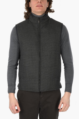 ID Reversible Houndsthooth IDENTITY Vest Jacket
