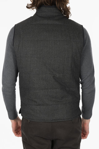 ID Reversible Houndsthooth IDENTITY Vest Jacket