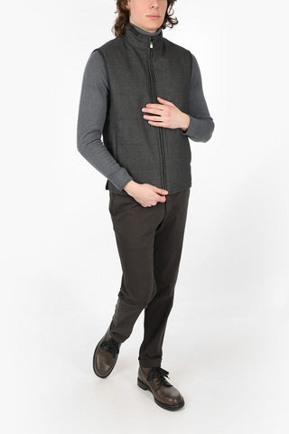 ID Reversible Houndsthooth IDENTITY Vest Jacket