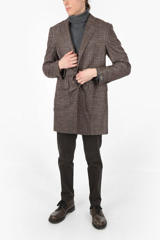 Cappotto Semifoderato in Lana e Seta