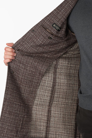 Cappotto Semifoderato in Lana e Seta