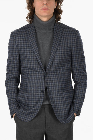 Gingham GATE Blazer with Patch Pockets