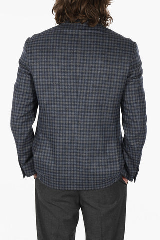 Gingham GATE Blazer with Patch Pockets