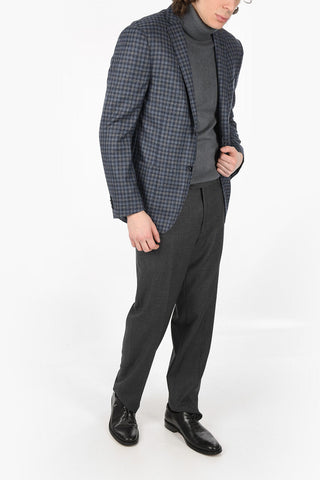 Gingham GATE Blazer with Patch Pockets