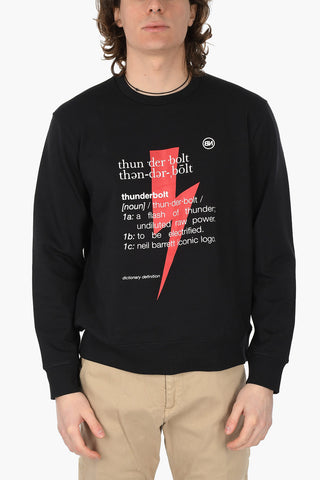 cotton THUNDERBOLT DEFINITION crew-neck Sweatshirt