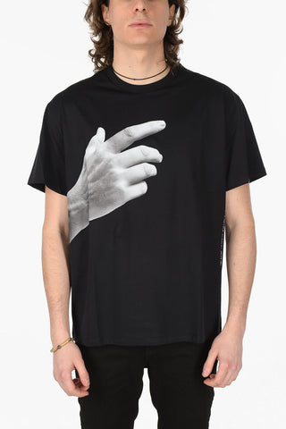 T-Shirt Girocollo THE OTHER HAND in Cotone