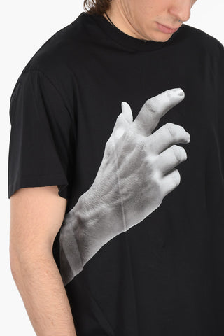T-Shirt Girocollo THE OTHER HAND in Cotone
