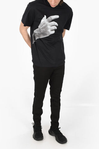T-Shirt Girocollo THE OTHER HAND in Cotone