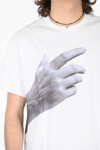 T-Shirt Girocollo THE OTHER HAND in Cotone