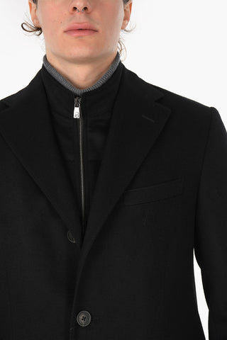 ID Cappotto Monopetto IDENTITY in Lana Vergine