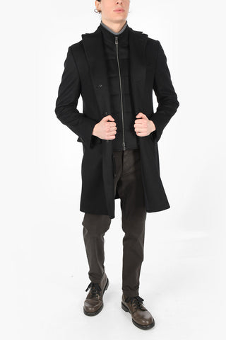 ID Cappotto Monopetto IDENTITY in Lana Vergine