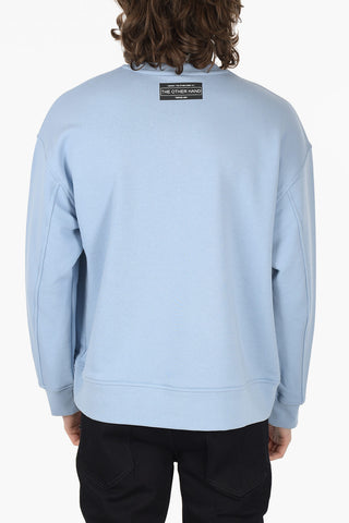 Crew Neck THE OTHER HAND Sweatshirt with 2 Pockets