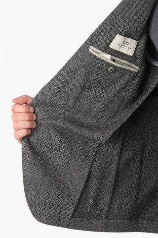 CC COLLECTION Bird's Eye Unlined Wool Blend Blazer