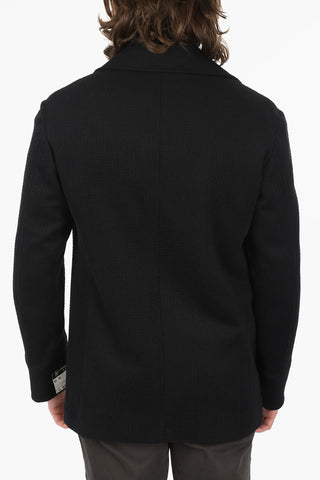 Cappotto Corto con Abbottonatura Nascosta