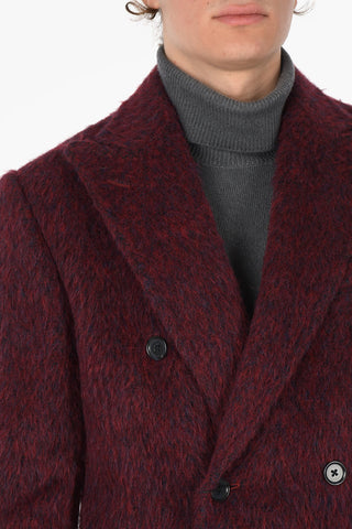 CC COLLECTION Double-breasted Fuzzy Coat