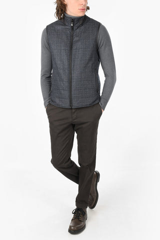 ID Reversible Tartan IDENTITY Vest Jacket
