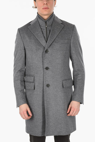 ID Cappotto Monopetto IDENTITY in Lana Vergine