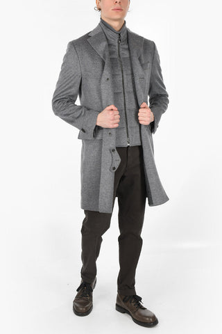 ID Cappotto Monopetto IDENTITY in Lana Vergine
