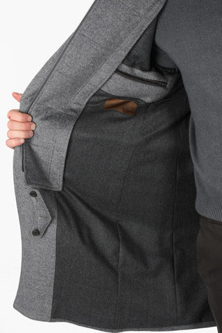ID Cappotto Monopetto IDENTITY in Lana Vergine