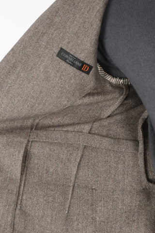 ID Blazer Sfoderato Herringbone con Tasche e Taschino a Toppa