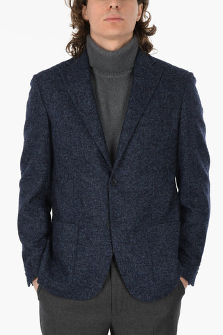 CC COLLECTION Blazer Herringbone RIGHT con Tasche a Toppa