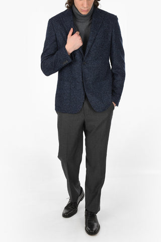 CC COLLECTION Blazer Herringbone RIGHT con Tasche a Toppa