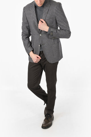 Gingham ACADEMY SOFT Blazer with Patch Pockets