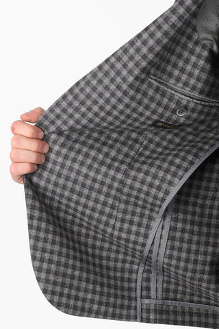 Gingham ACADEMY SOFT Blazer with Patch Pockets
