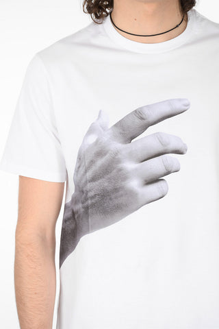T-Shirt Girocollo THE OTHER HAND in Cotone