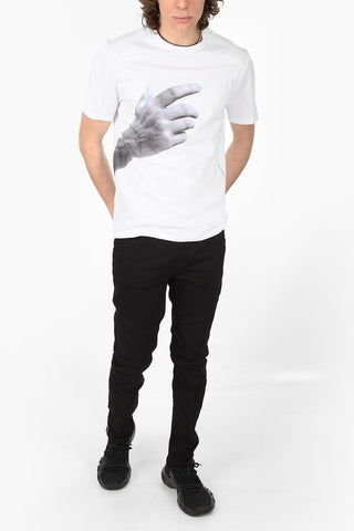 T-Shirt Girocollo THE OTHER HAND in Cotone