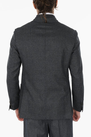 ID Virgin Wool Houndsthooth Single Breasted IDENTITY Blazer
