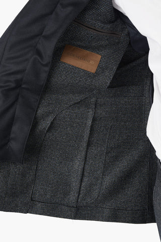 ID Virgin Wool Houndsthooth Single Breasted IDENTITY Blazer