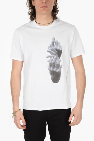 T-Shirt Girocollo THE OTHER HAND in Cotone