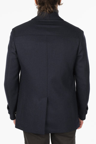 Double Breasted Peacoat with Padded Lining
