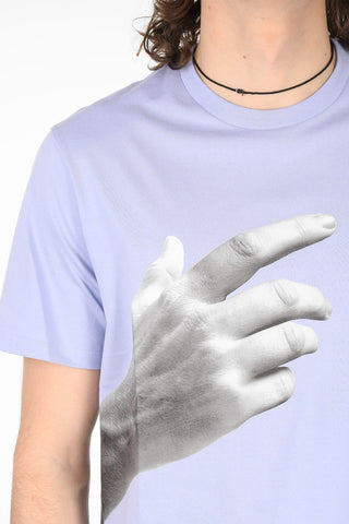 T-Shirt Girocollo THE OTHER HAND in Cotone