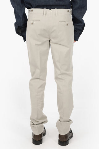ID Cotton Stretch MALGA Mid-rise waist chinos