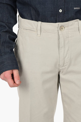 ID Cotton Stretch MALGA Mid-rise waist chinos