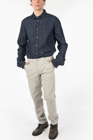 ID Cotton Stretch MALGA Mid-rise waist chinos