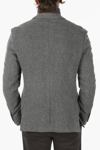 ID Unlined Barleycorn Wool and Cashmere Blazer