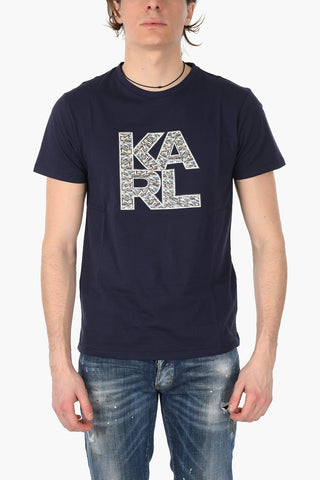 printed LIBRARY crew-new t-shirt