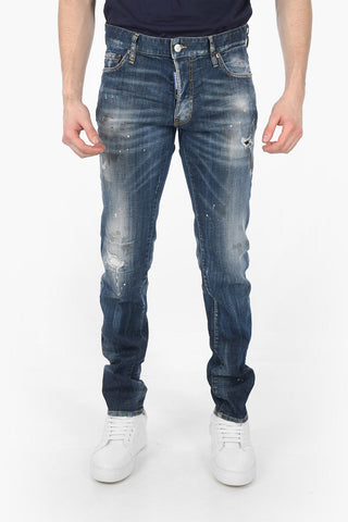 Distressed BROS SLIM FIT Denims