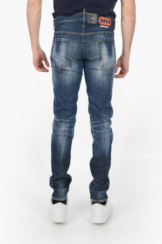 Distressed BROS SLIM FIT Denims