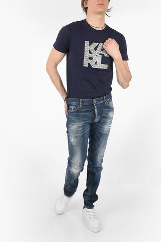 Distressed BROS SLIM FIT Denims